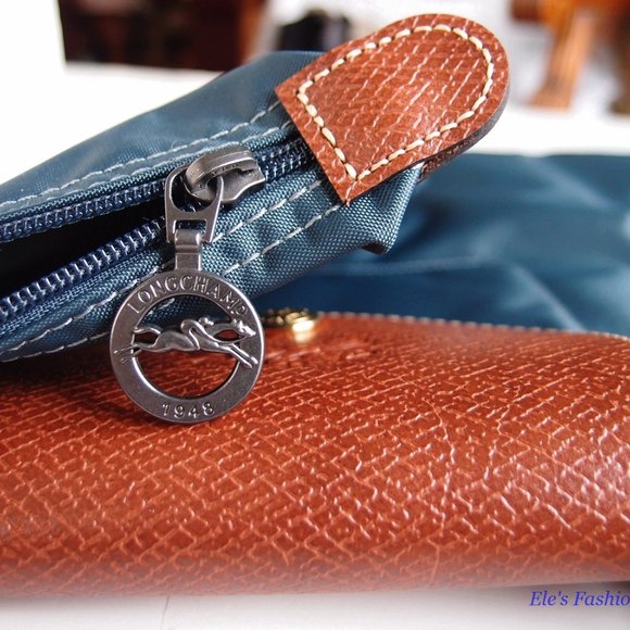 ❤️ NWT LONGCHAMP Le Pliage Type M Medium Short Handle Tote Gunmetal Gray AUTHNTC - Picture 14 of 16